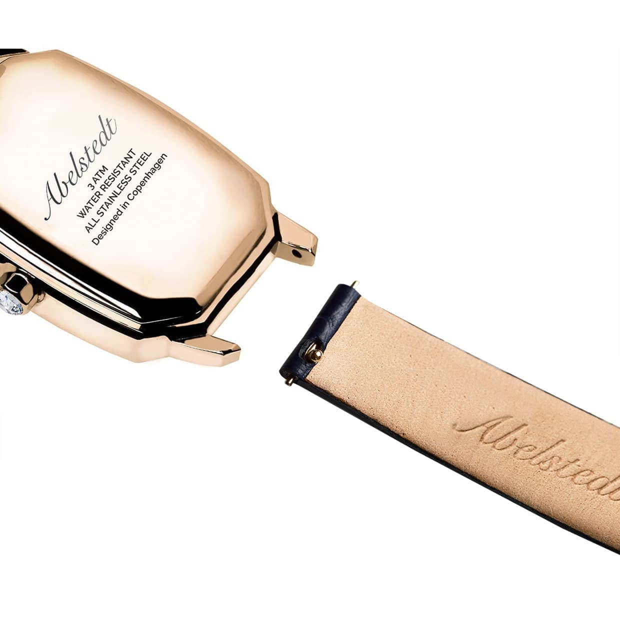 Abelstedt Emerald ur i grøn med forgyldt stål