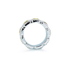 Oxford gul emerald cut eternity ring