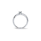 Verona solitaire pæreformet diamant forlovelsesring