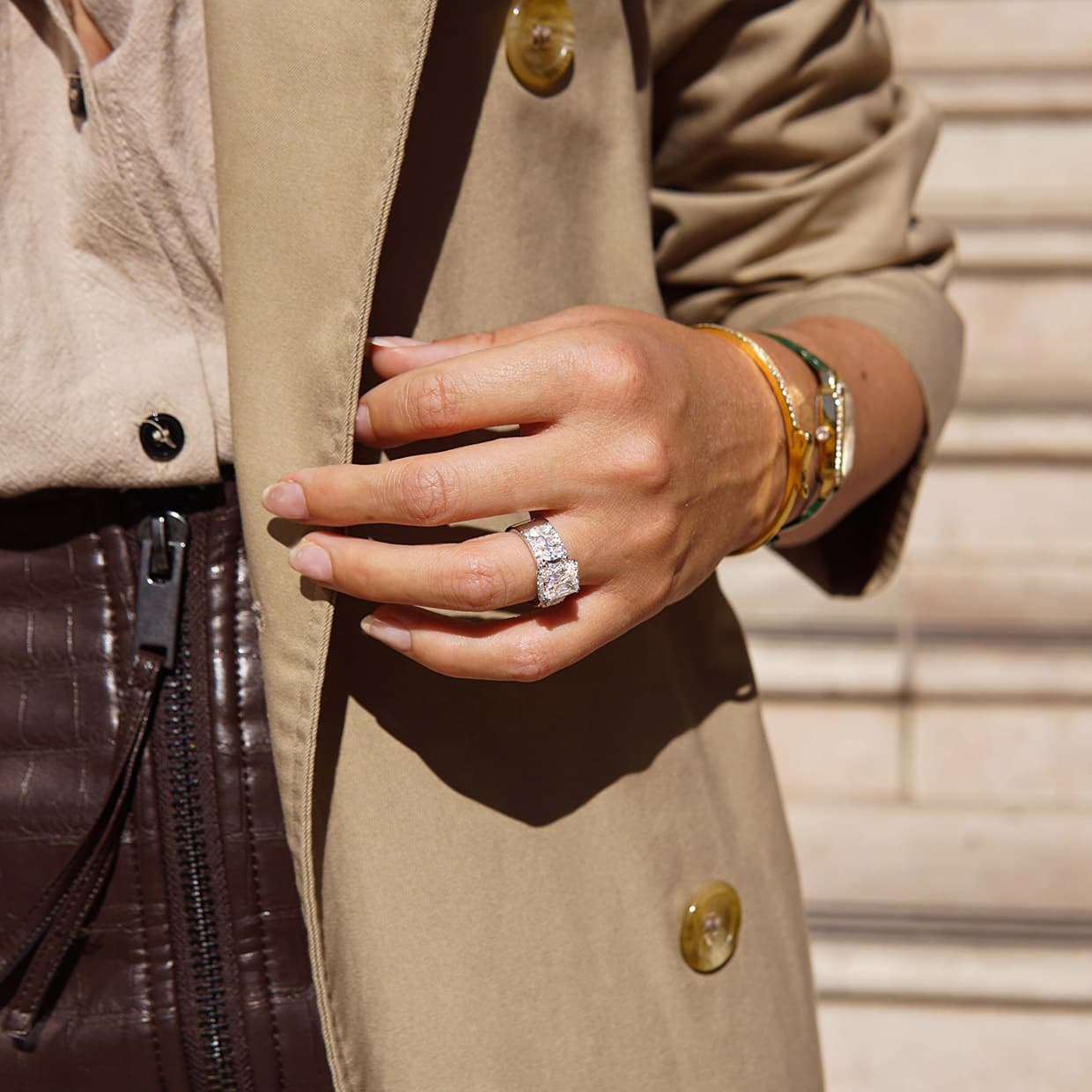 Oxford radiant &amp; oval ring