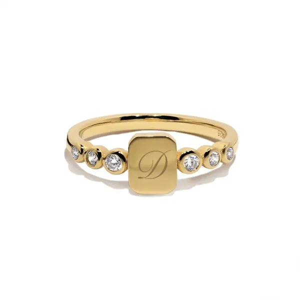 Oxford signet guld ring
