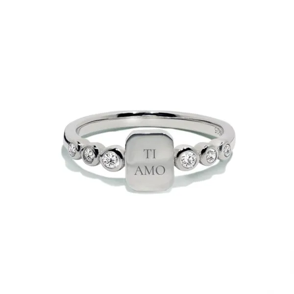 Oxford signet sølvring